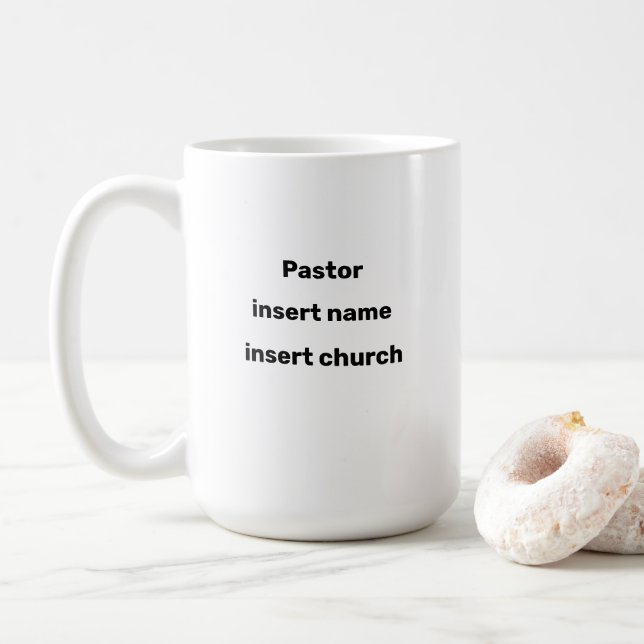 Pastor Coffee Mug (With Donut)