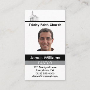 Pastor Custom Business Card