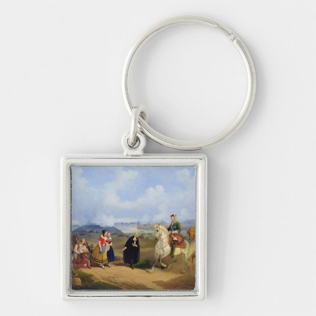 Pastor Ernst Glueck introduces Marta Key Ring (Front)