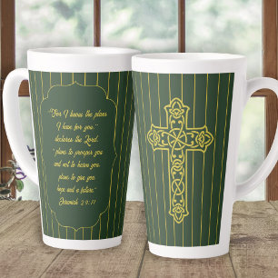 Pastor Gift Plans I Have For You Scripture Latte Mug