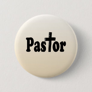 Pastor Gifts 6 Cm Round Badge