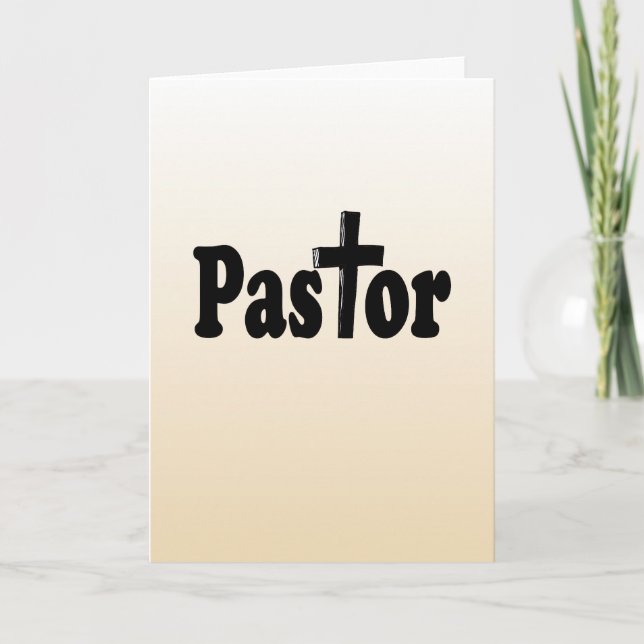 Pastor Gifts Card (Front)