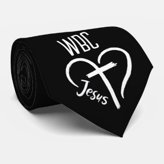 Pastor Initials Church Name Jesus Cross Love Tie