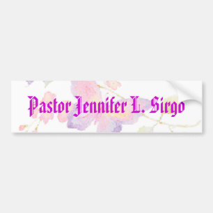 Pastor Jennifer L. Sirgo Bumper Sticker