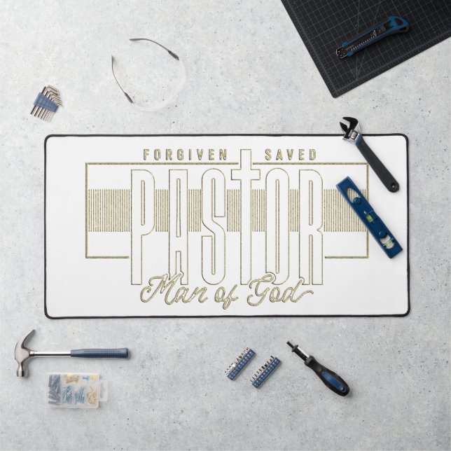 Pastor Man Of God Desk Mat (Workstation)