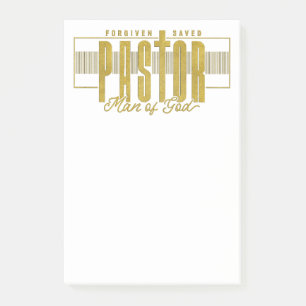 Pastor Man Of God Post-It Notes