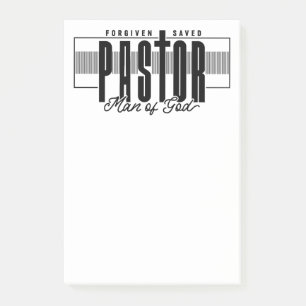 Pastor Man Of God Post-It Notes