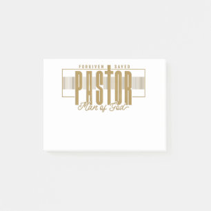 Pastor Man Of God Post-It Notes