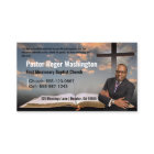Pastor or Deacon Photo Church Business Card