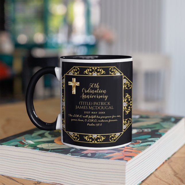 PASTOR Ordination Anniversary Bible Verse Gift New Mug (Creator Uploaded)