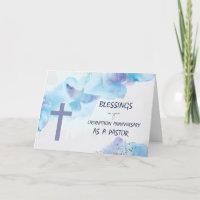 Pastor Ordination Anniversary Blessings Purple 