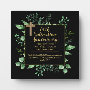 PASTOR Ordination Anniversary Verse - Personalized Plaque