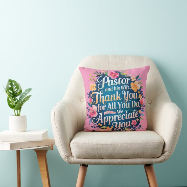 ✝️ Pastor Pastor's Wife Appreciation Anniversary   Cushion (Chair)