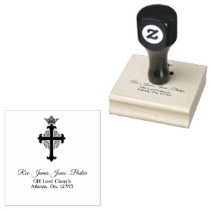 Pastor Personalised Rubber Stamp