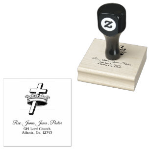 Pastor Personalised Rubber Stamp