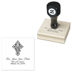 Pastor Personalised Rubber Stamp