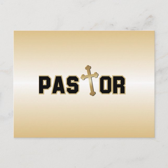 Pastor Postcard (Front)