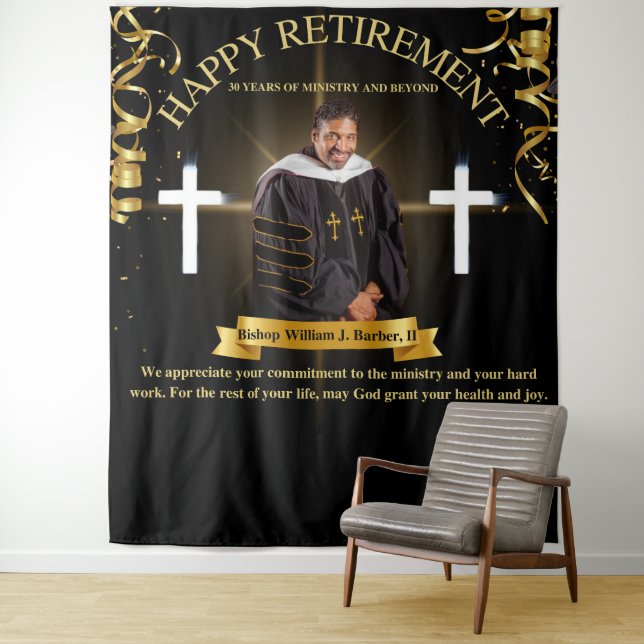 Pastor Retirement Tapestry (In Situ)