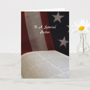 PASTOR Thank You - BF Card
