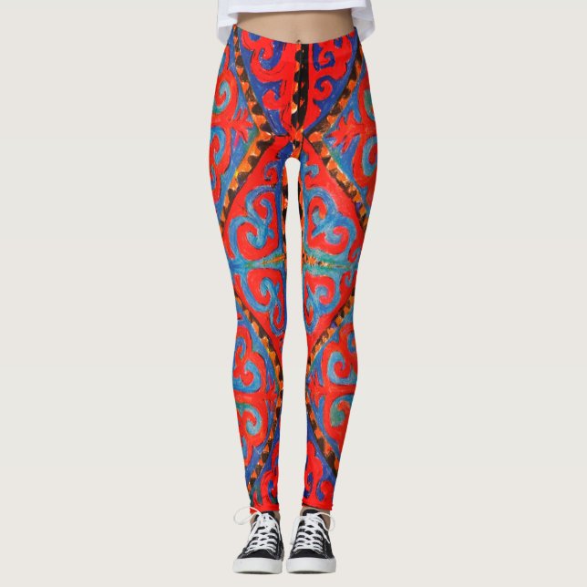 Pastoral art leggings (Front)