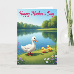 Pastoral Mothers Day Waterfowl Card