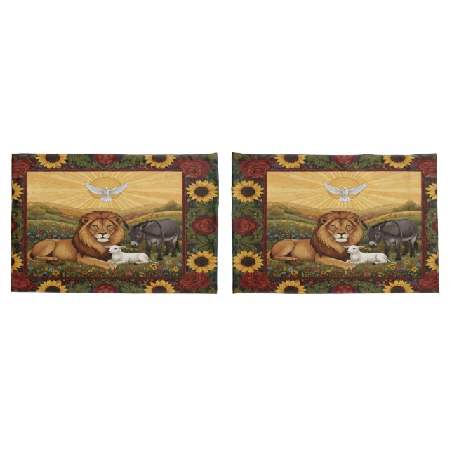 Pastoral Peace Pillowcases (Back-Set)