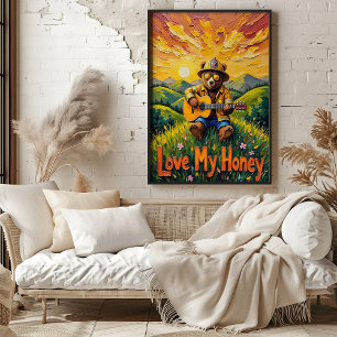 Pastoral Pickin': Bear's Grassy Jam Poster