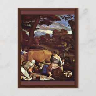 Pastoral Scene By Ponte Jacopo Da (Best Quality) Postcard