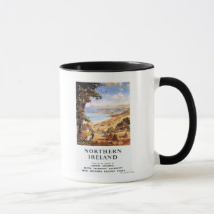 Pastoral Scene Man and Dog British Railways Mug