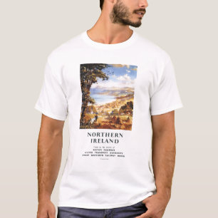 Pastoral Scene Man and Dog British Railways T-Shirt