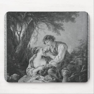 Pastoral scene mouse mat