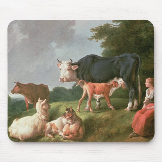 Pastoral Scene Mouse Mat (Front)