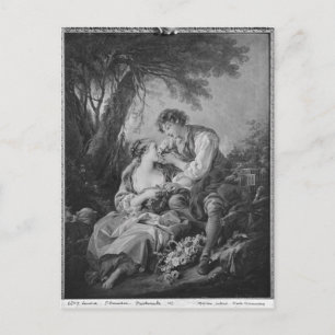 Pastoral scene postcard