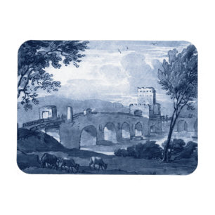 Pastoral Toile - Bridge Magnet
