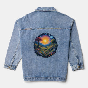 Pastoralism In Graphics Denim Jacket