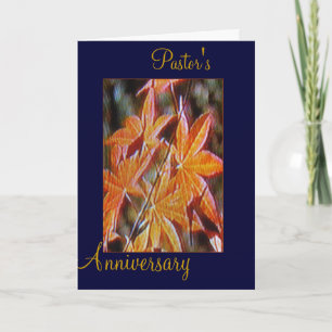 Pastor's Anniversary Card