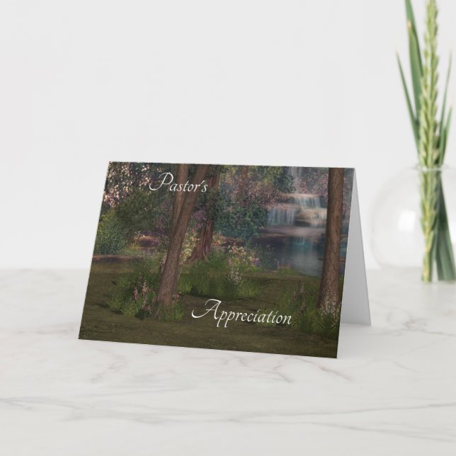 Pastor's  Appreciation Card (Front)