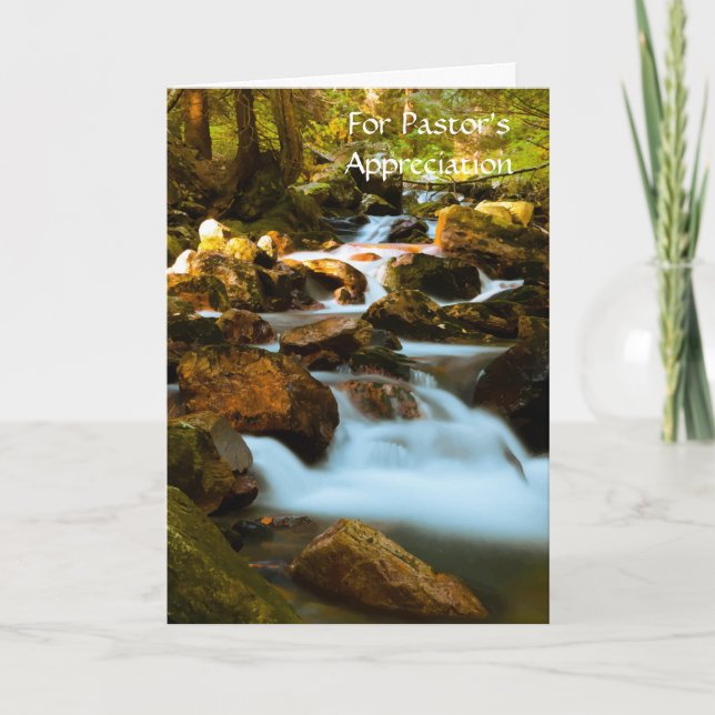 Pastor's  Appreciation Card (Front)