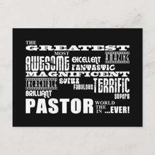 Pastors : Greatest Pastor Postcard