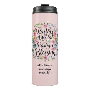 ✝️ Pastors Wife Appreciation Gift Blessing Custom Thermal Tumbler