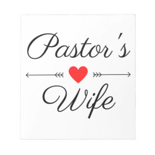 Pastor's Wife bl Notepad