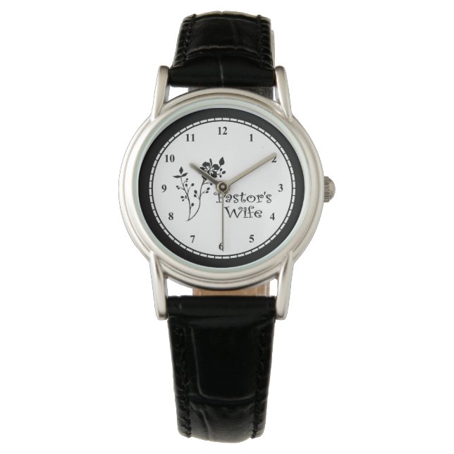 Pastors Wife Black Elegance Watch (Front)