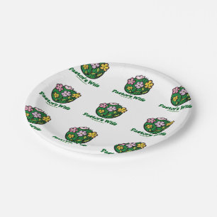 Pastors Wife - Blooms Paper Plate