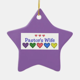 Pastors Wife GH Ceramic Tree Decoration