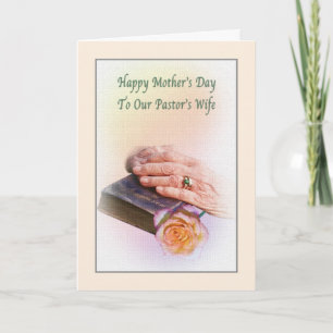Pastor's Wife's Mother's Day Card