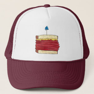 Pastrami on Rye NYC Kosher Jewish Deli Sandwich Trucker Hat