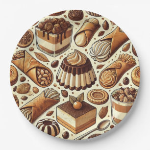 Pastries & Dessert Paper Plates