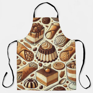 Pastries & Dessert Print Apron