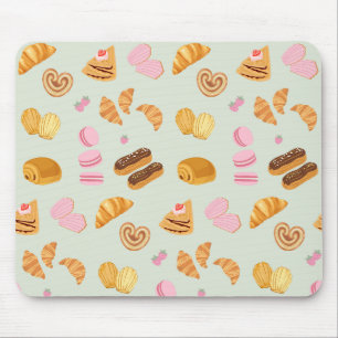 Pastries in Paris Mouse Mat