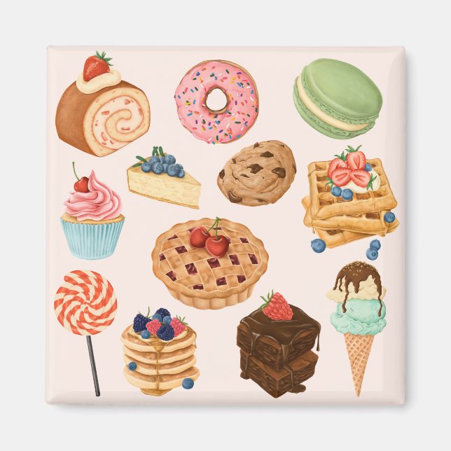 Pastries Magnet (Front)